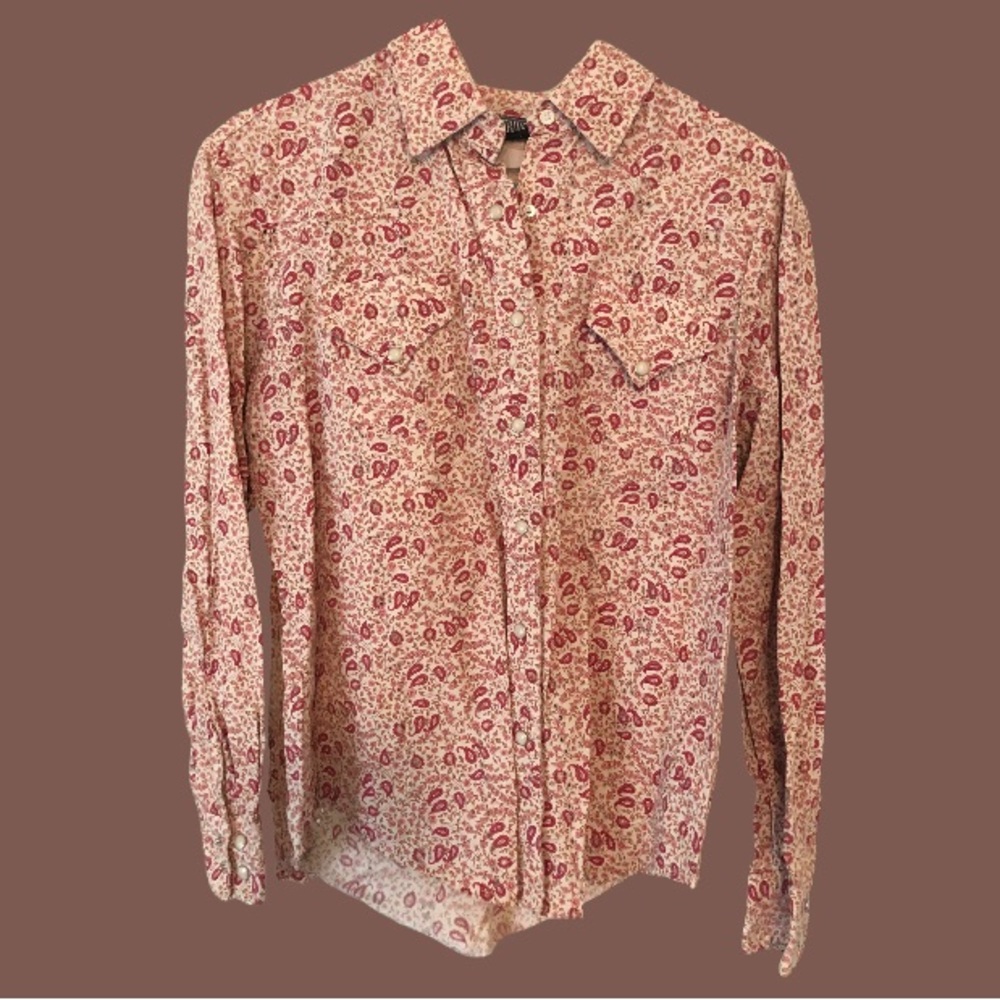 Vintage Rough Rider by Circle Y Western Blouse Sz. S